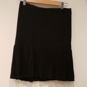 Sandro elastic black skirt